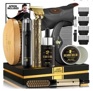 NEW Lovery Men's Beard Grooming Kit